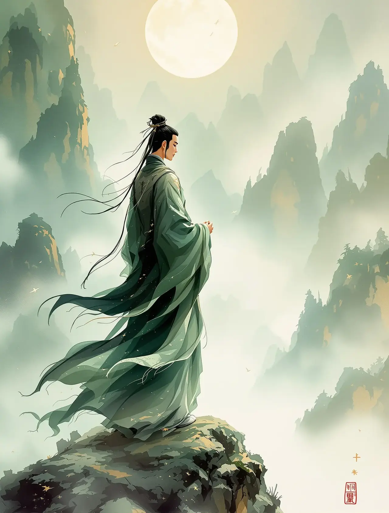黄果短剧 古风短剧《青云渡》封面剧照