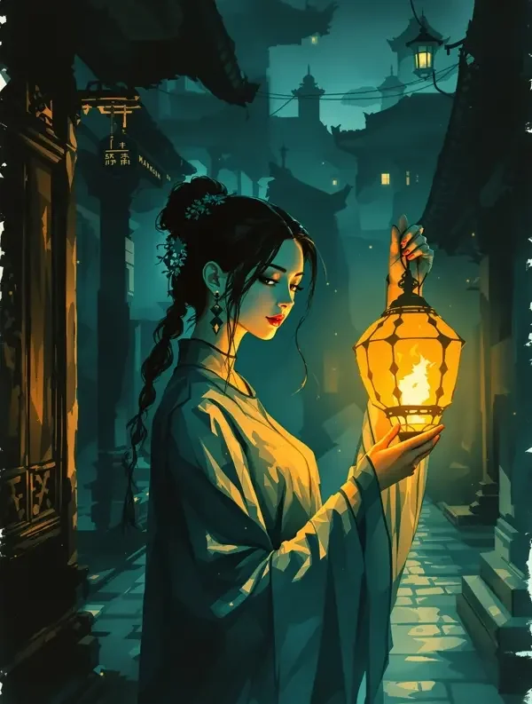 黄果短剧 精选剧集《墨灯夜谭》缩略封面